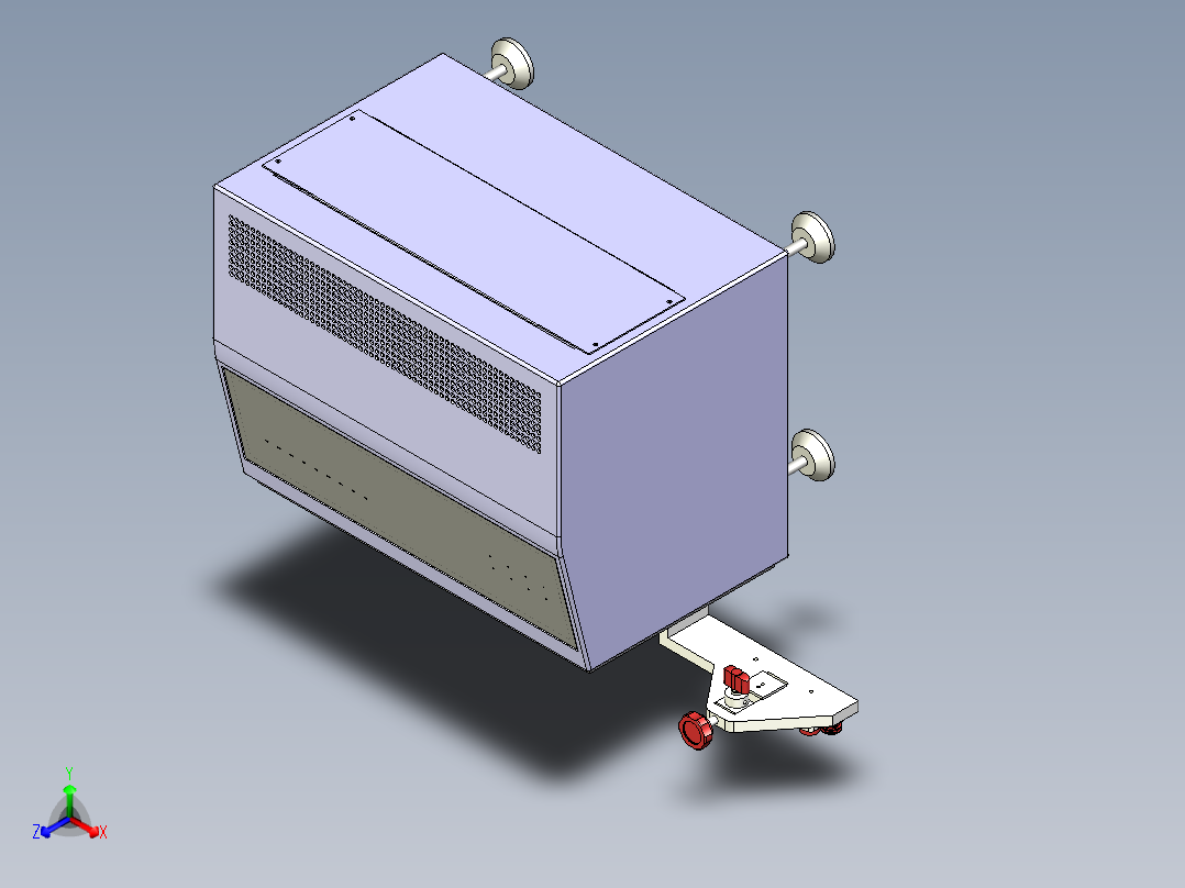 数控同轴剥线机3D图纸带CAD图 E280