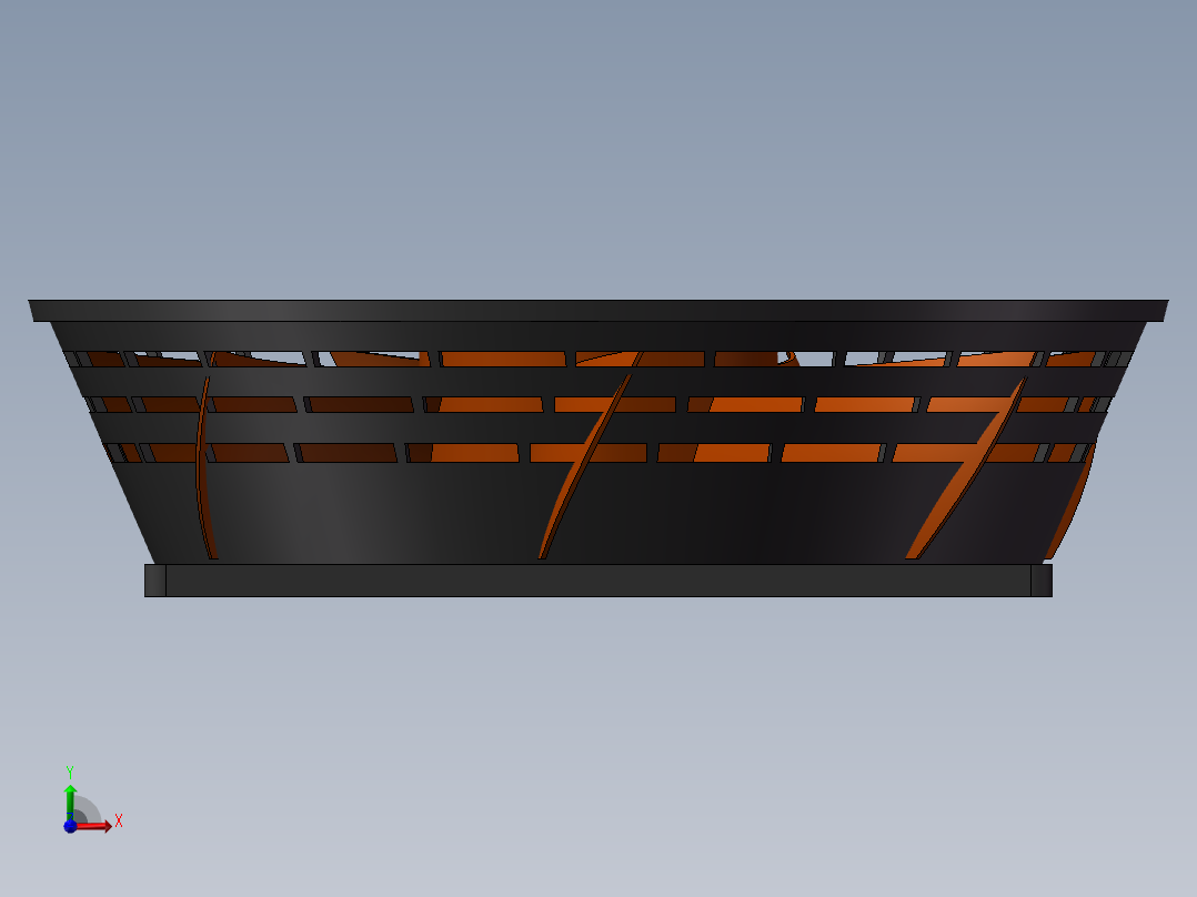 usb迷你小风扇前视图