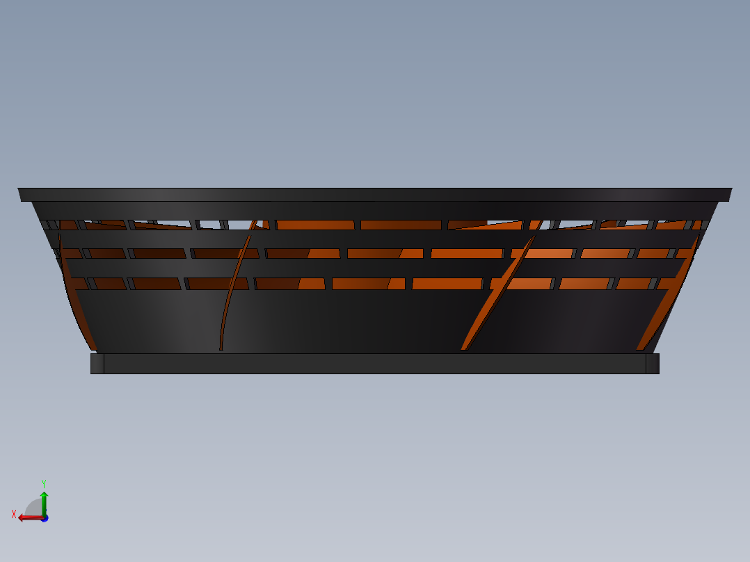 usb迷你小风扇后视图