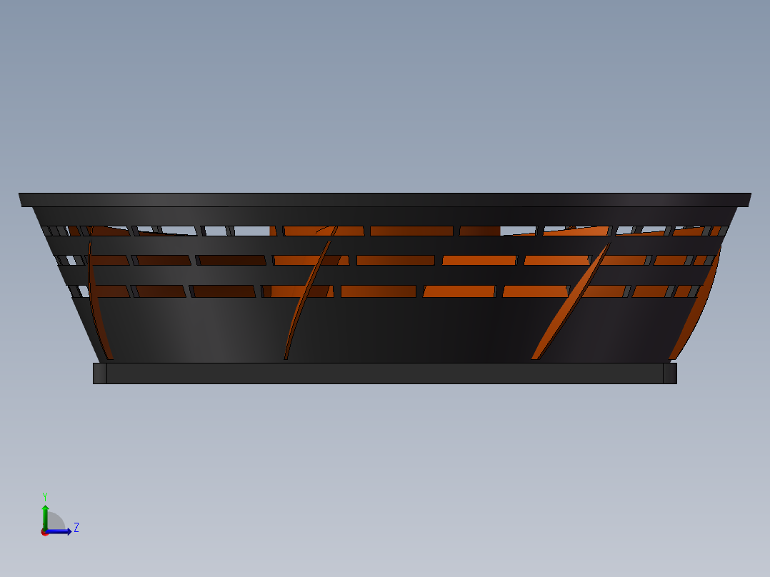 usb迷你小风扇左视图