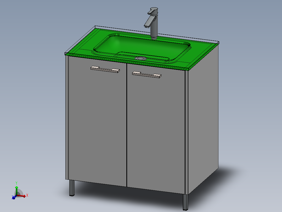 solidworks 浴室家具