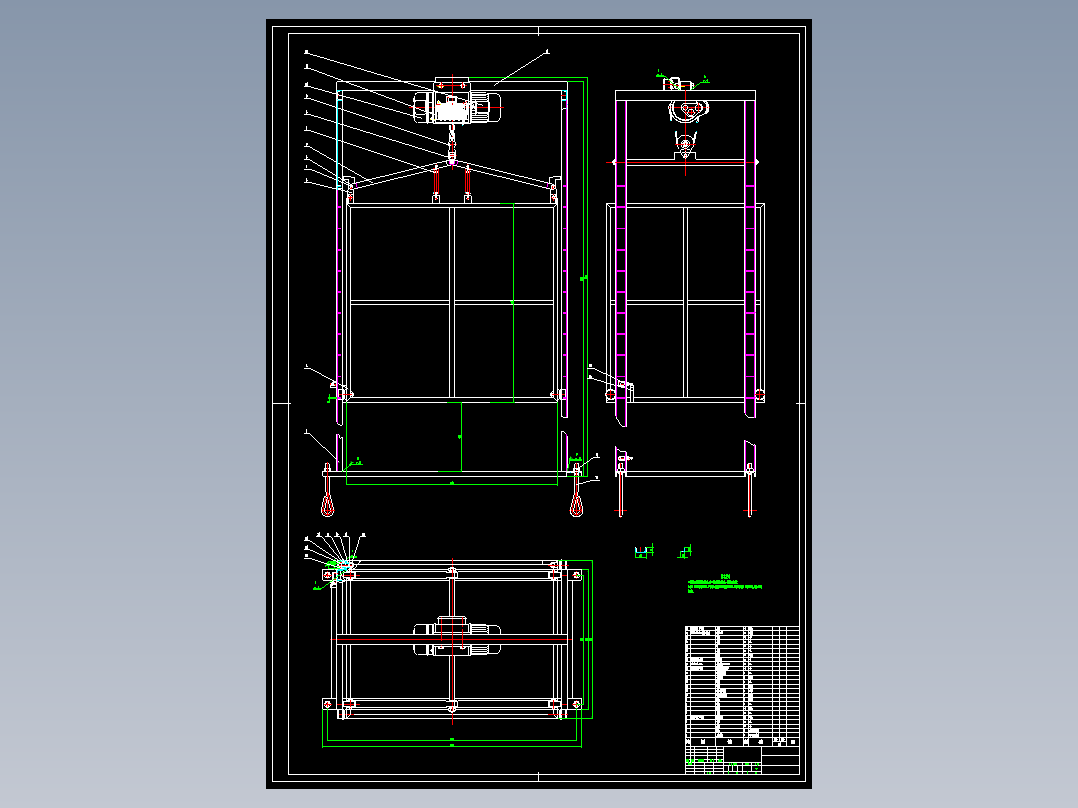 短行程简易升降机设计 包含CAD图纸说明文档参考资料