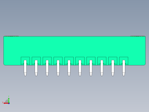 DEGSON 15EDG（公头） 3.5mm 螺钉锁紧，插拔式接线端子 FullPack-15EDGVM-3.5-10P-14-00AH后视缩略图