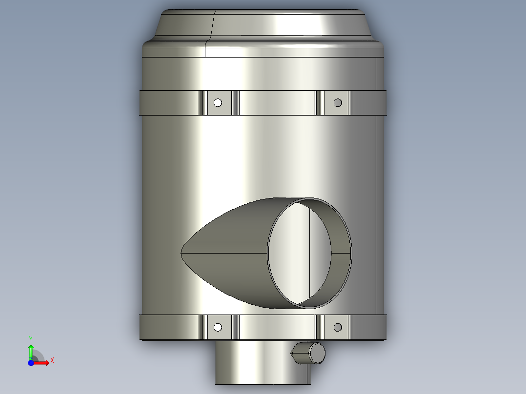 空气滤清器前视图