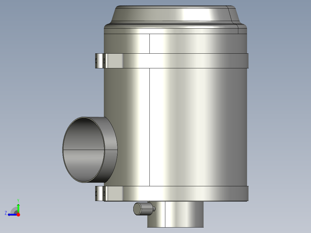 空气滤清器右视图