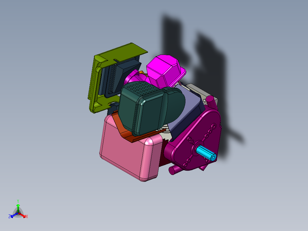 百力通汽油农机发动机intek10hp