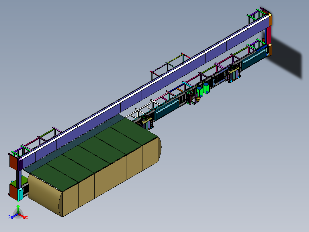 全自动浇注固体巧克力制作机械流水线