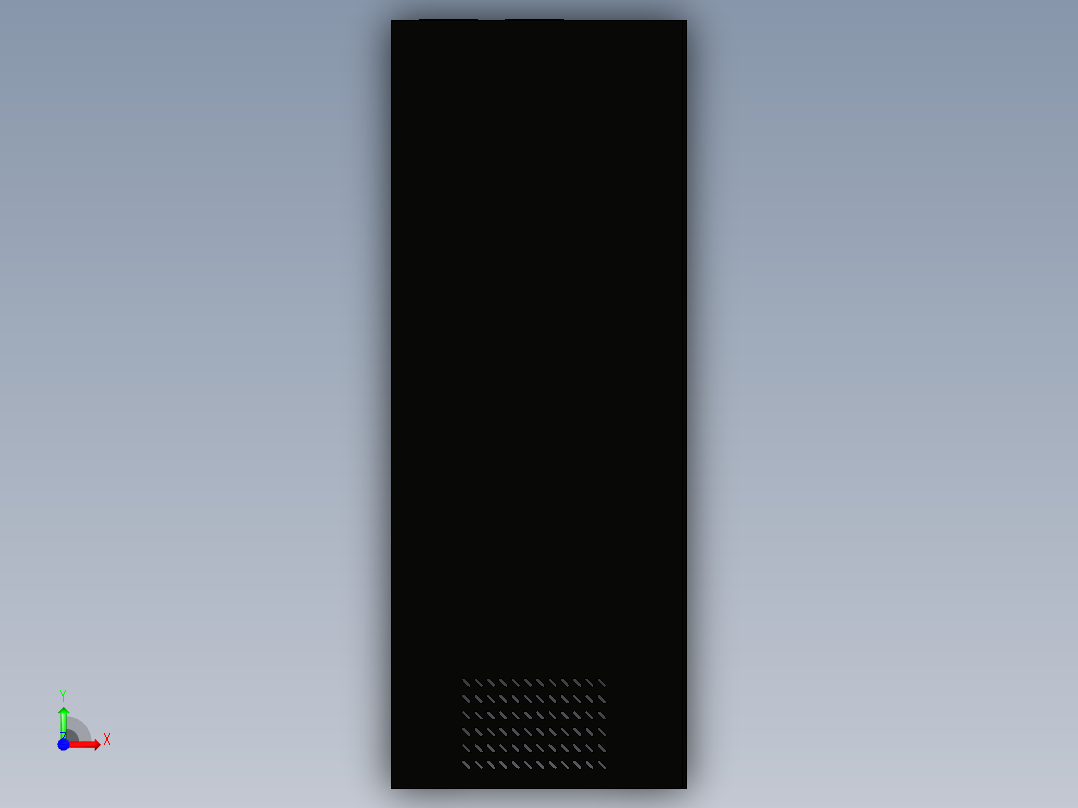 服务器机柜 (11)前视图