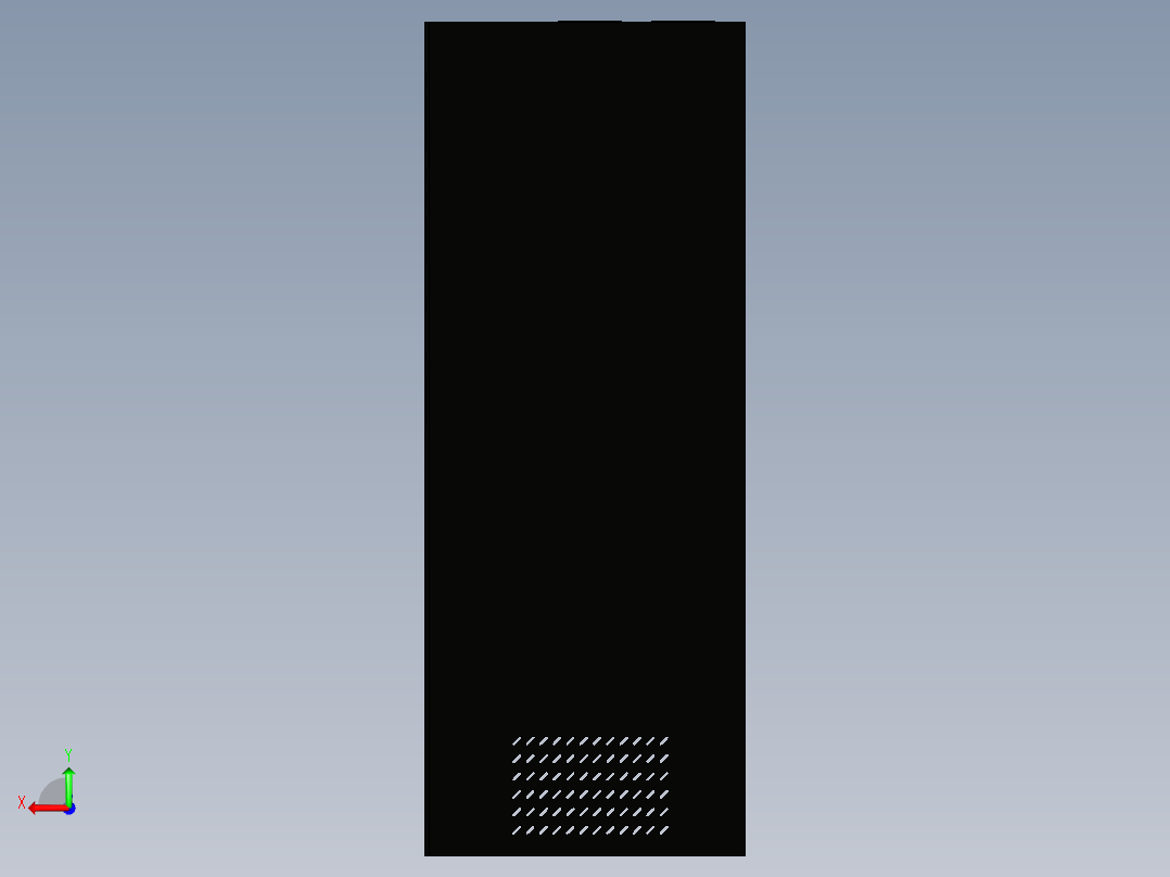 服务器机柜 (11)后视图