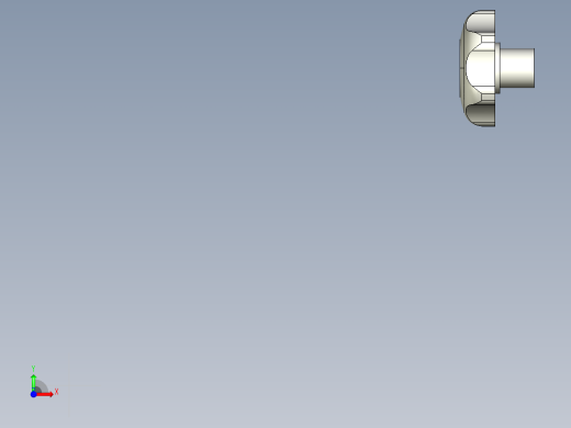 星型把手(A)EK-N-SUS,EK-R,-SUS,EK-T,-SUS多系列多零件图纸模型前视缩略图