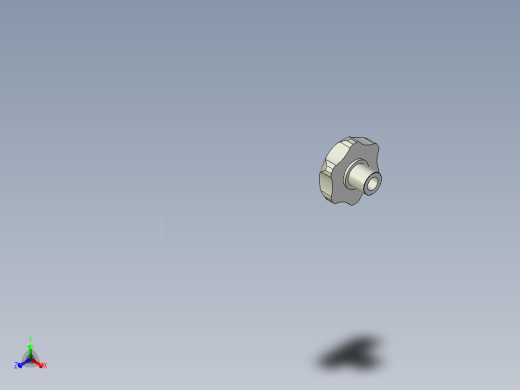 星型把手(A)EK-N-SUS,EK-R,-SUS,EK-T,-SUS多系列多零件图纸模型正等轴测缩略图