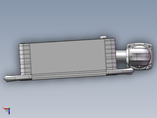 向上顶座+转角+箱体连接器+控制箱俯视缩略图