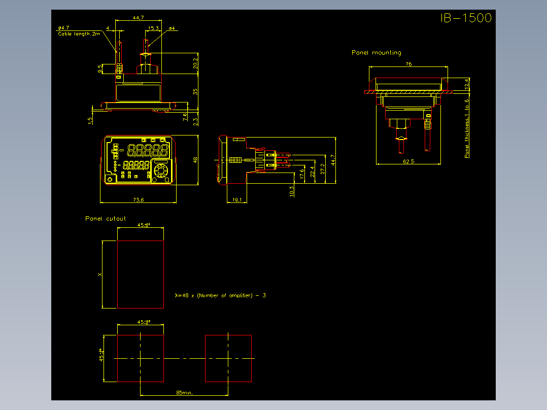 基恩士ib_cad_kc图纸模型