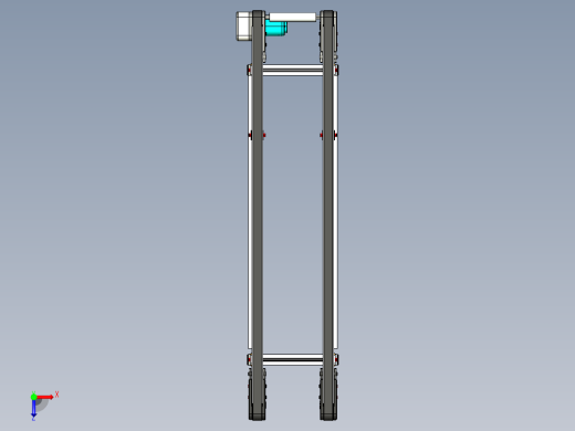 LE-XC4040-齿形同步线左边驱动俯视缩略图