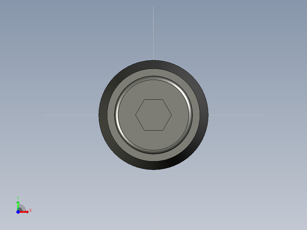 彈簧導梢SGC-3D多系列多零件图纸模型前视图