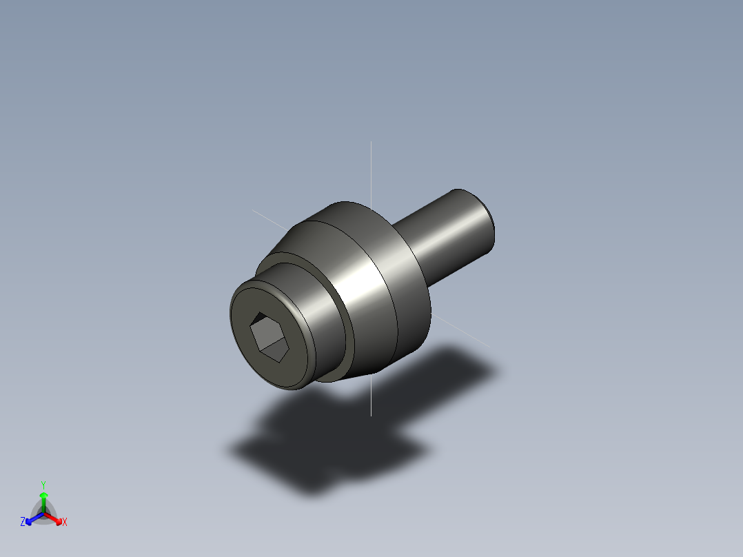 彈簧導梢SGC-3D多系列多零件图纸模型正等轴测图
