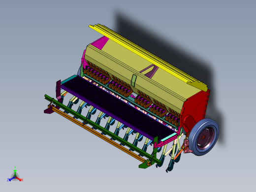 阿玛松悬挂式机械播种机