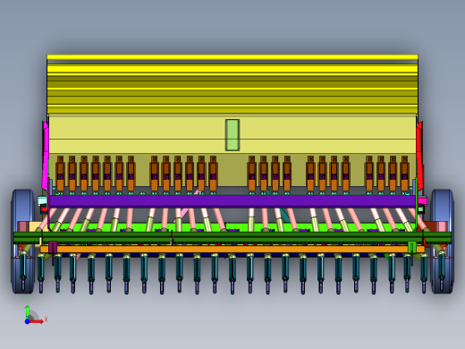 阿玛松悬挂式机械播种机前视缩略图