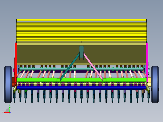 阿玛松悬挂式机械播种机后视缩略图