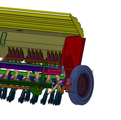 阿玛松悬挂式机械播种机