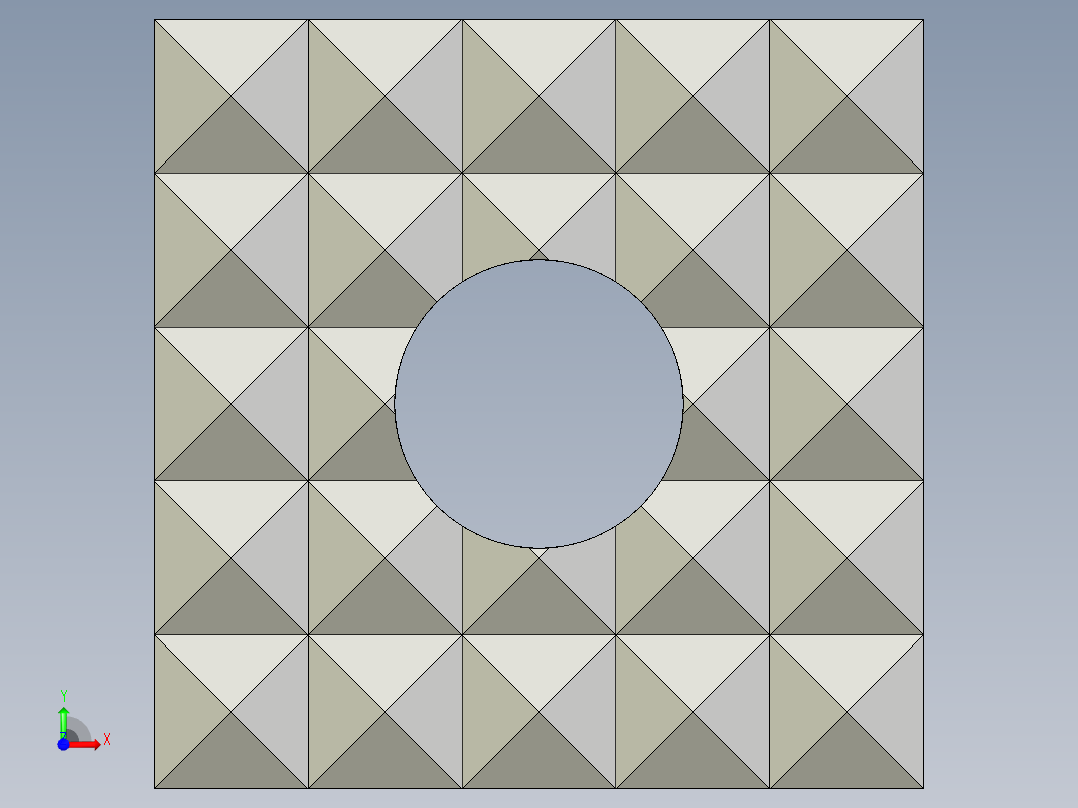 夾爪(方型)HS-3D多系列多零件图纸模型前视图