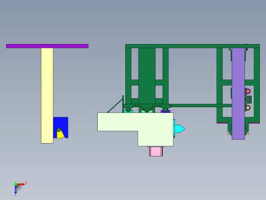 碳纤维电机转子大张力缠绕机俯视缩略图