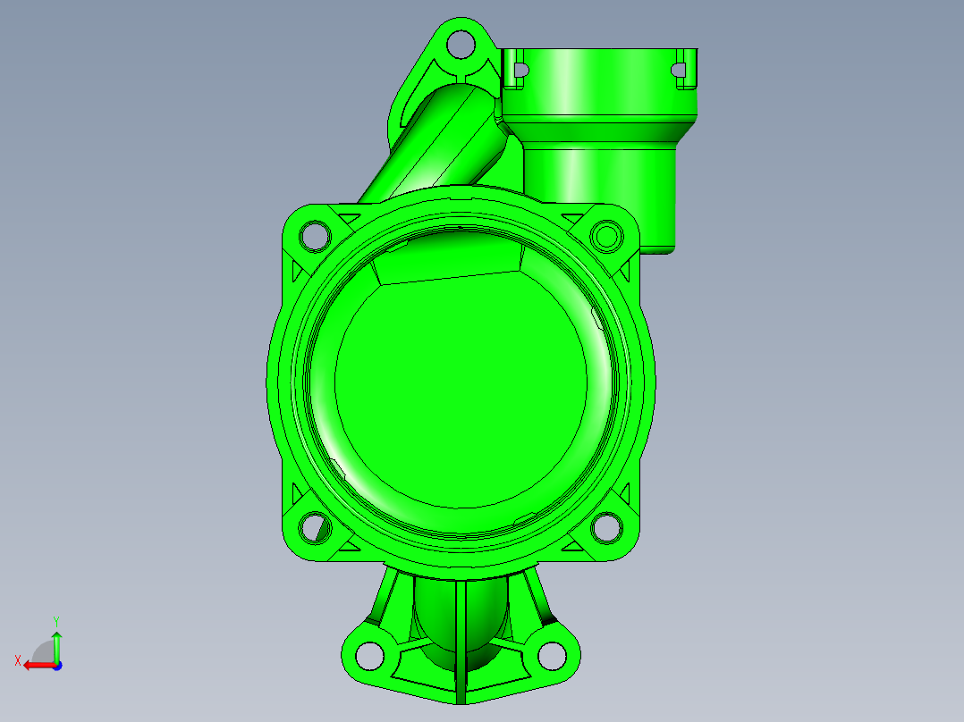 大型塑胶件设计参考模型-injection-mold-example-48后视图