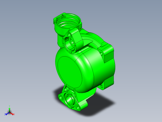 大型塑胶件设计参考模型-injection-mold-example-48正等轴测缩略图