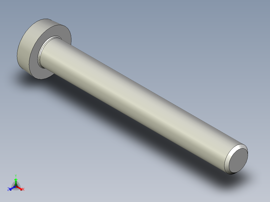 Cross_recessed_head-M5-40-20-4-9-6.stp螺钉-主视图