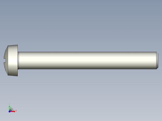 Cross_recessed_head-M5-40-20-4-9-6.stp螺钉-前视缩略图