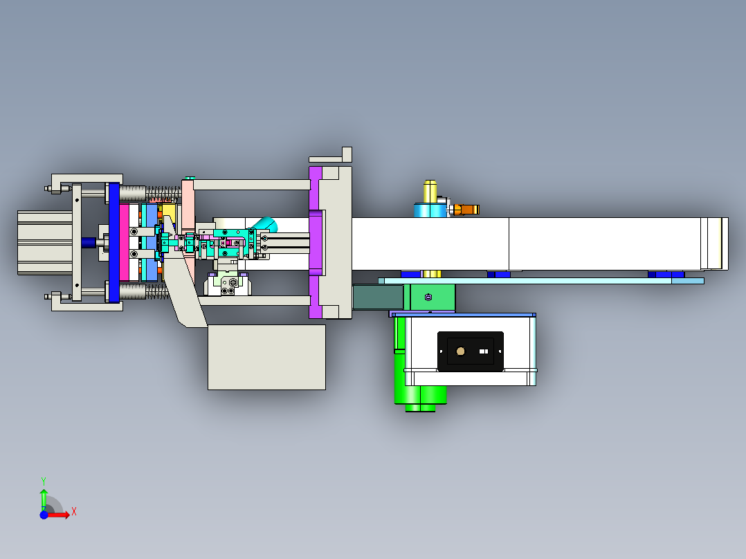 SIM裁切模前视图