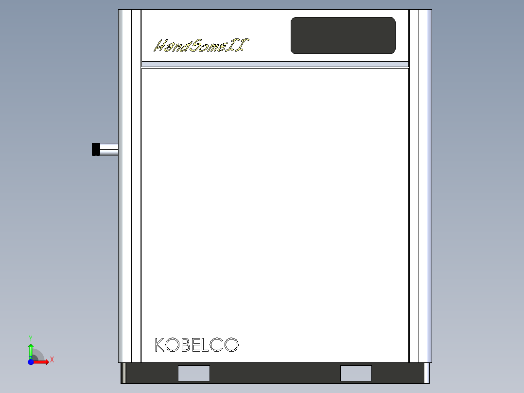 空气压缩机22KW - 37KW--stp前视图