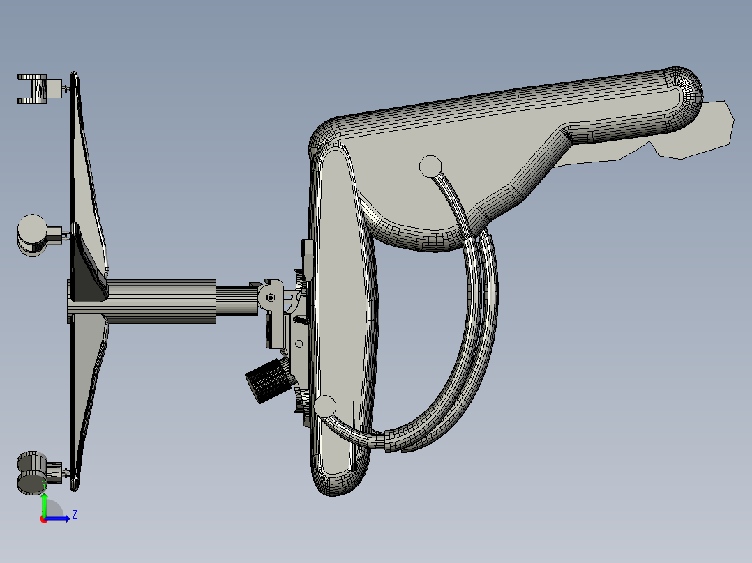 办公扶手椅 MIKE GEESSER左视图