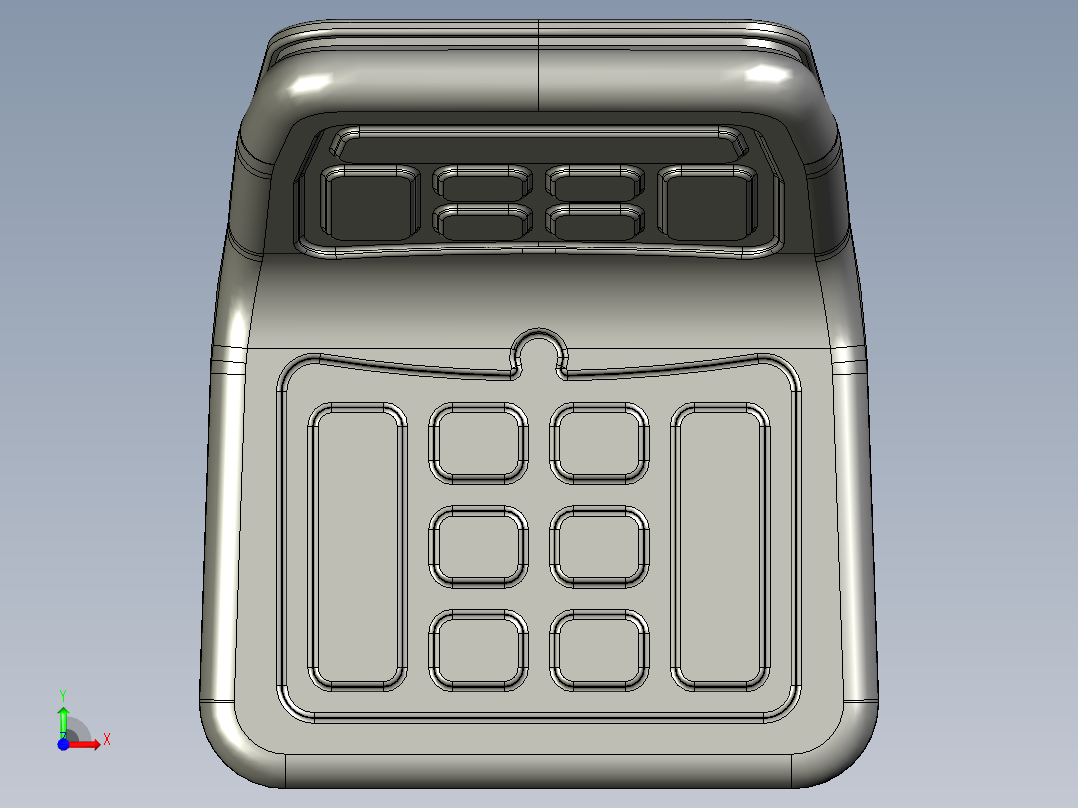 电动工程车座椅前视图