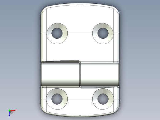 型材-KJN 25-45 DETACHABLE COMBI HINGE RIGHT 095K2545R00俯视缩略图