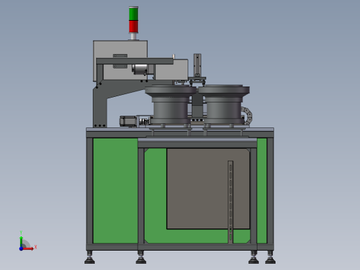 双振动盘包装机（凸轮机构）前视缩略图