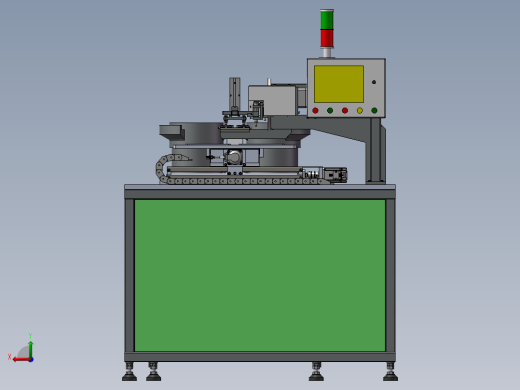 双振动盘包装机（凸轮机构）后视缩略图