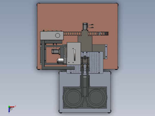 双振动盘包装机（凸轮机构）俯视缩略图