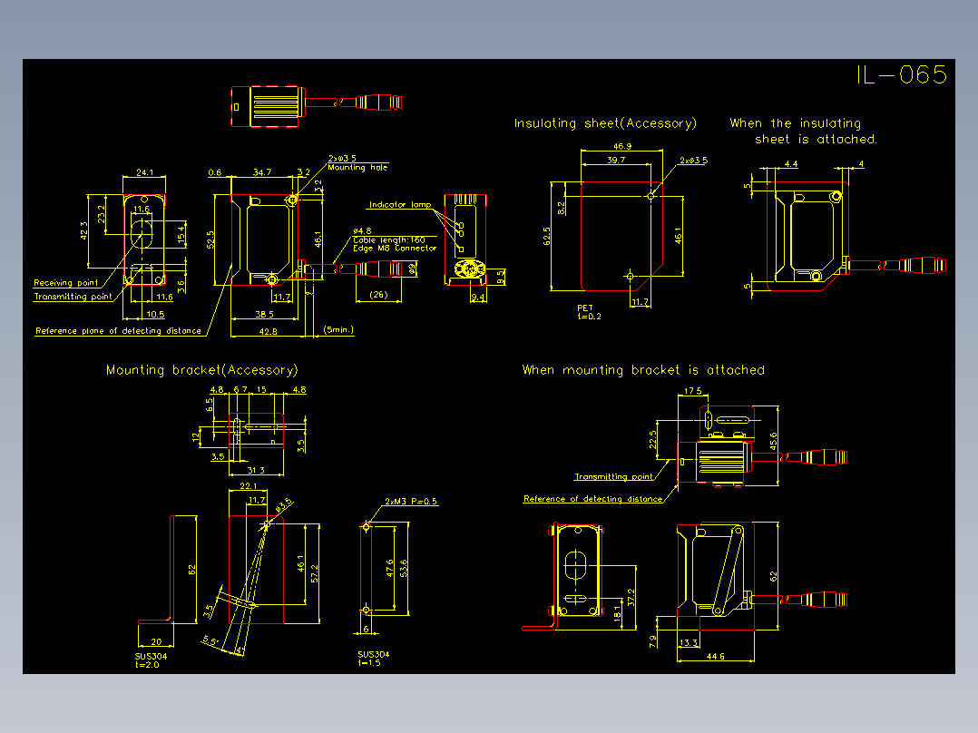 基恩士il_cad_kc图纸模型