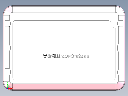 AAZ80-D-笔记本CNC工装夹具三维模型CNC2-DAMO-0814前视缩略图