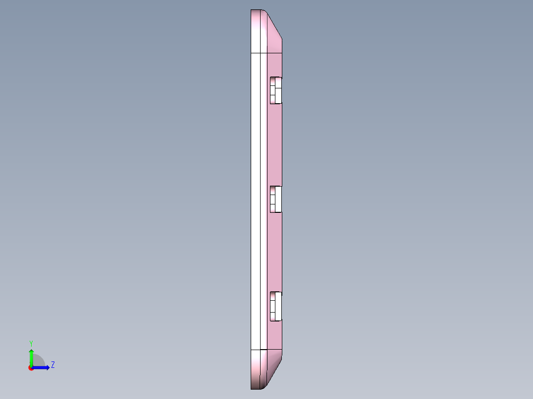 AAZ80-D-笔记本CNC工装夹具三维模型CNC2-DAMO-0814左视图