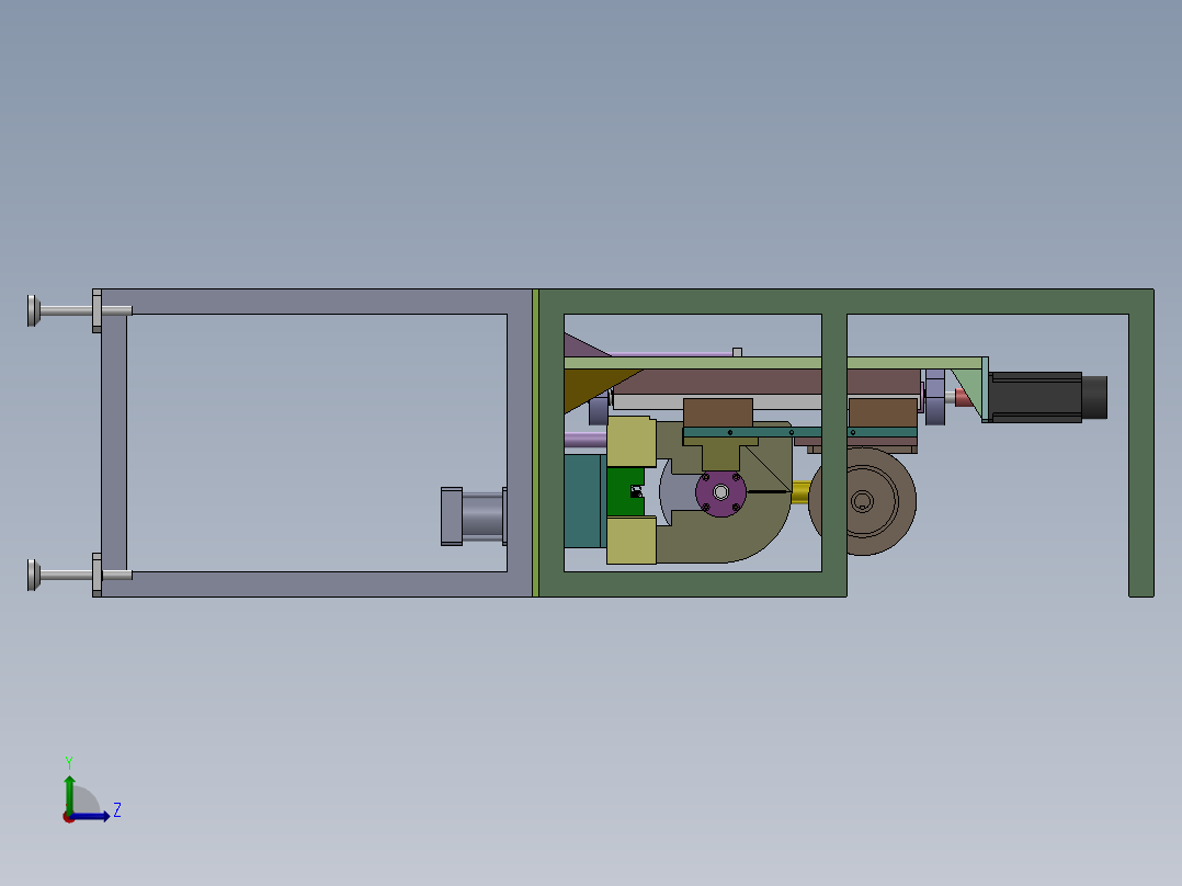 密封条锯切式裁断机sw18可编辑左视图
