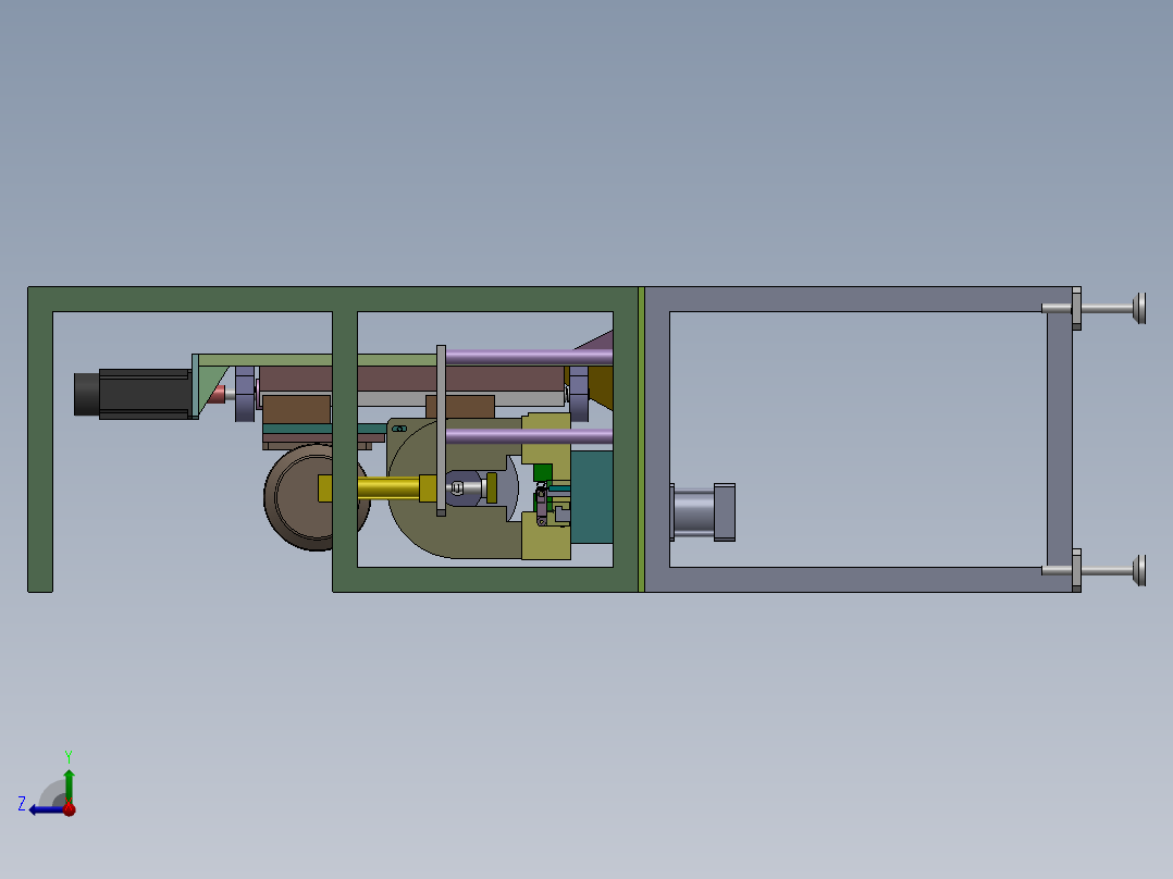 密封条锯切式裁断机sw18可编辑右视图