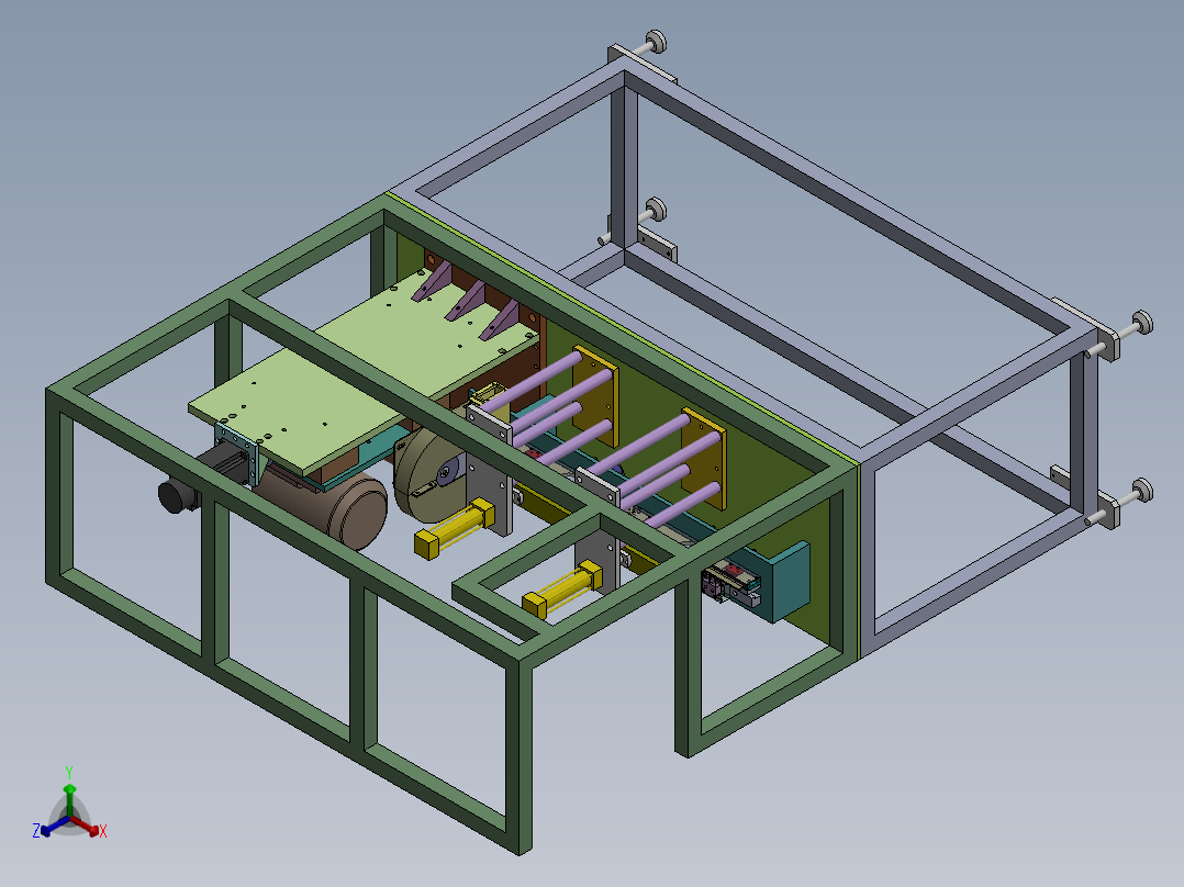 密封条锯切式裁断机sw18可编辑正等轴测图