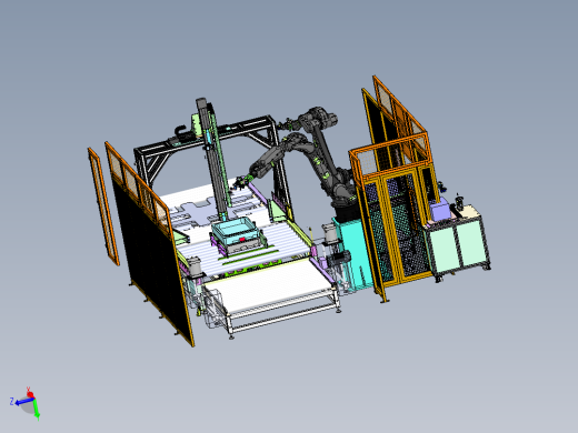 机器人贴标线sw20可编辑
