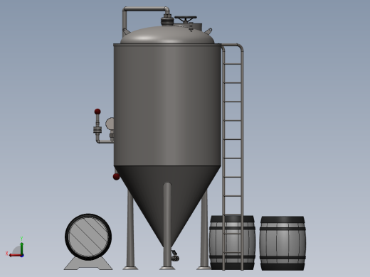 啤酒发酵罐后视缩略图