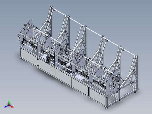 自动上料总装正等轴测缩略图