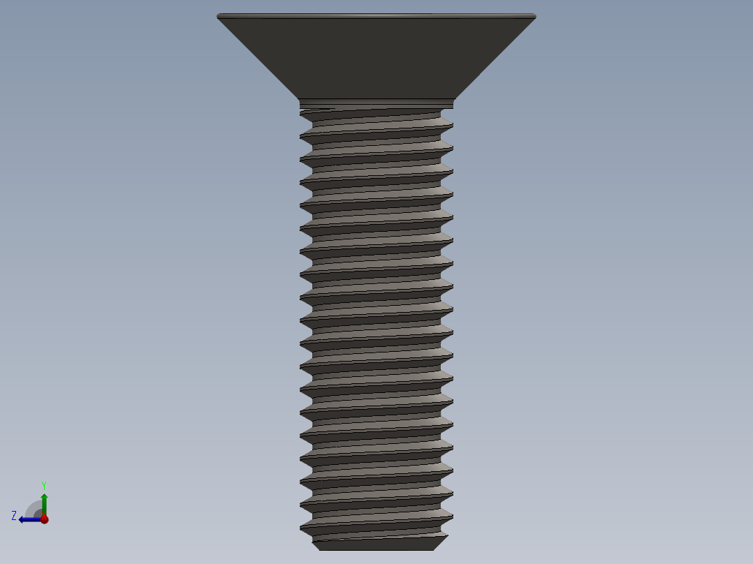 Screw_ISO_10642_M10x35_A2.SLDPRT右视图