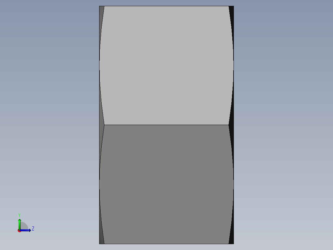 六角螺母C级M42左视图