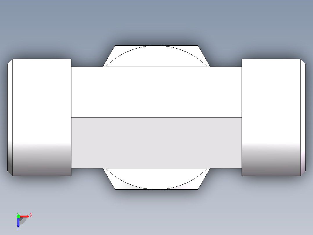BC+BD 三通组合接头、BC-22俯视图
